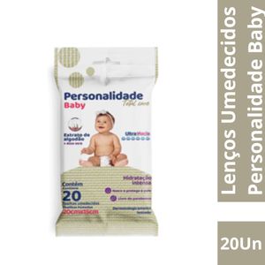 Lenços Umedecidos Personalidade Baby Pocket 20 Unidades
