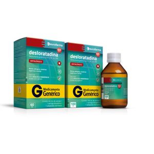 Desloratadina Xarope 60ml Eurofarma
