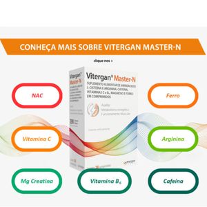 Polivitamínico Vitergan Master N 70 Comprimidos