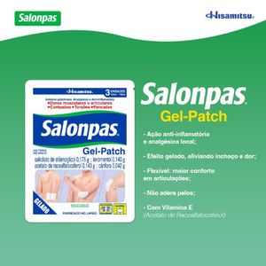 Adesivo Analgésico Salonpas Gel Patch 3 Unidades