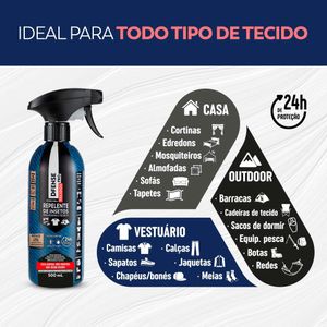 Repelente De Insetos D-fense Pro Tecidos 250ml