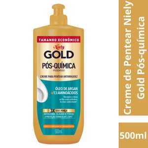 Creme De Pentear Niely Gold Pós Química Poderoso 500ml