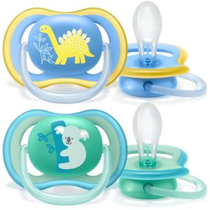 Chupeta Philips Avent Ultra Air +18 Meses Azul E Verde 2 Unidades