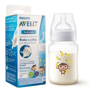 Mamadeira Philips Avent Anti-colic Airfree Macaco 260ml
