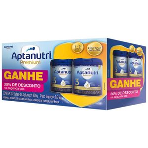 Aptanutri Premium 3 C/2 Latas 800g 30% Desconto Na 2ª Lata