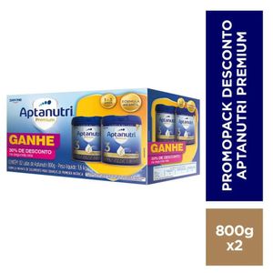 Aptanutri Premium 3 C/2 Latas 800g 30% Desconto Na 2ª Lata