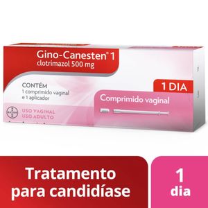 Gino Canesten 500mg 1 Comprimido Ginecológico + 1 Aplicador