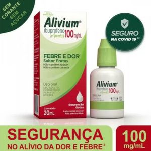 Alivium Infantil 100mg Suspensão Oral 20ml