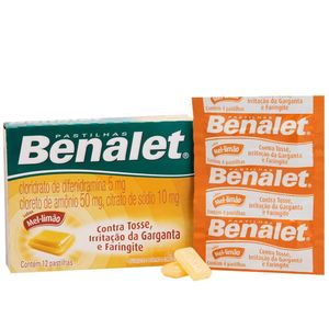 Benalet Mel E Limão 12 Pastilhas