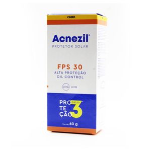 Protetor Solar Facial Acnezil Fps 30 Cimed Oil Control 60g