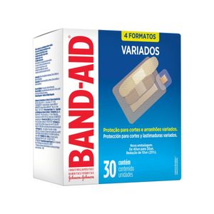 Band-aid Curativo Transparente Variados 30 Unidades