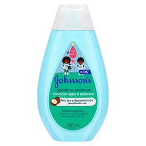 Condicionador E Máscara Johnson's Kids Blackinho Poderoso 380ml