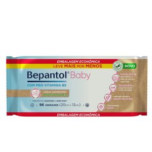 Lenço Umedecido Bepantol Baby Biodegradável Hipoalergênico 96 Unidades