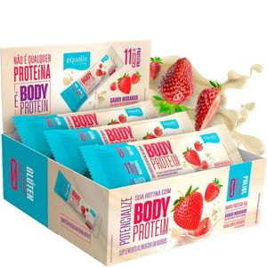 Barra De Proteína Equaliv Body Protein Morango 40g