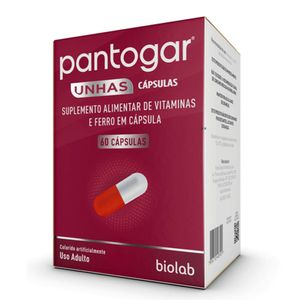 Polivitaminico Pantogar Unhas 60 Capsulas
