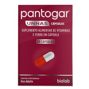 Polivitaminico Pantogar Unhas 60 Capsulas