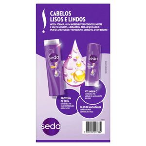 Kit Seda Liso Perfeito Shampoo 300ml + Condicionador 190ml