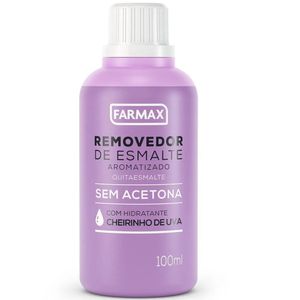 Removedor De Esmalte Sem Acetona Uva Farmax 100ml