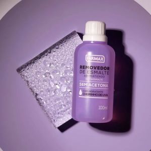 Removedor De Esmalte Sem Acetona Uva Farmax 100ml