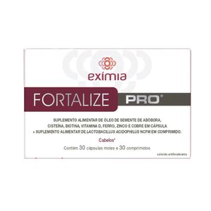 Polivitamínico Exímia Fortalize Pro Cabelos 30 Comprimidos + 30 Cápsulas