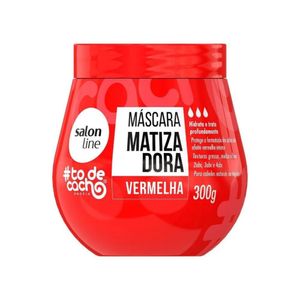 Máscara Matizadora Salon Line Todecacho Vermelha 300g
