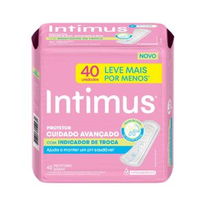Protetor Diário Intimus Com Indicador De Troca 40 Unidades