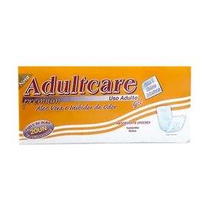 Absorvente Geriátrico Adultcare Premium 20 Unidades