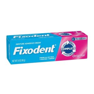 Creme Fixador De Dentadura Fixodent Original Com 39g