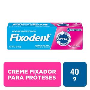 Creme Fixador De Dentadura Fixodent Original Com 39g