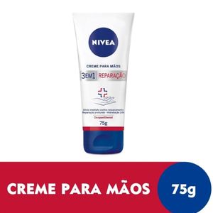 Creme Para Mãos Nivea 3 Em 1 Reparação 75ml