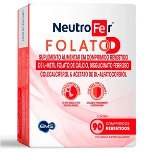 Polivitamínico Neutrofer Folato D Para Gestantes 90 Comprimidos