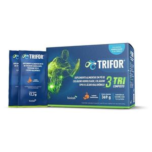 Colágeno Trifor Tangerina 30 Sachês De 12,3g