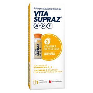 Suplemento Alimentar Vita Supraz A+d+e 3ml União Química 1 Flaconete
