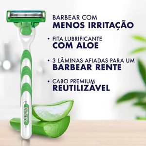 Carga De Aparelho Para Barbear Gillette Mach3 Sensitive 6 Unidades