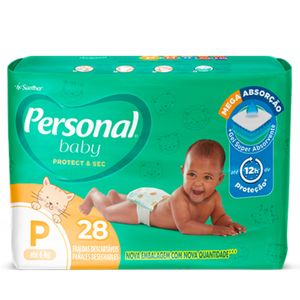 Fralda Personal Baby Protect & Sec P 28 Unidades