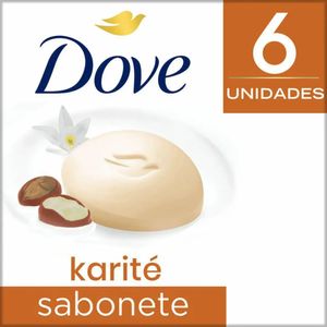 Sabonete Em Barra Dove Karité E Baunilha 6 Unidades De 90g