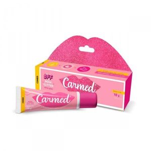 Carmed Labial Bff Rosa Glitter 10g