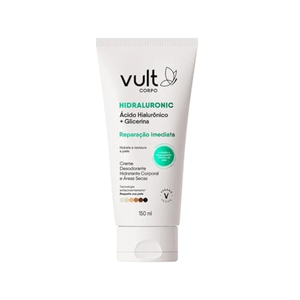 Creme Hidratante Desodorante Corporal Vult Corpo Hidraluronic Glicerina Reparação Imediata Áreas Secas 150ml