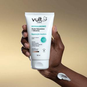 Creme Hidratante Desodorante Corporal Vult Corpo Hidraluronic Glicerina Reparação Imediata Áreas Secas 150ml