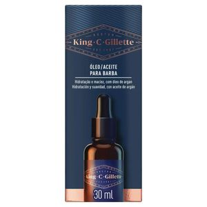 Óleo Para Barba King C. Gillette 30ml