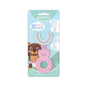 Escova Dental Infantil Powerdent Fun Baby 4-36 Meses