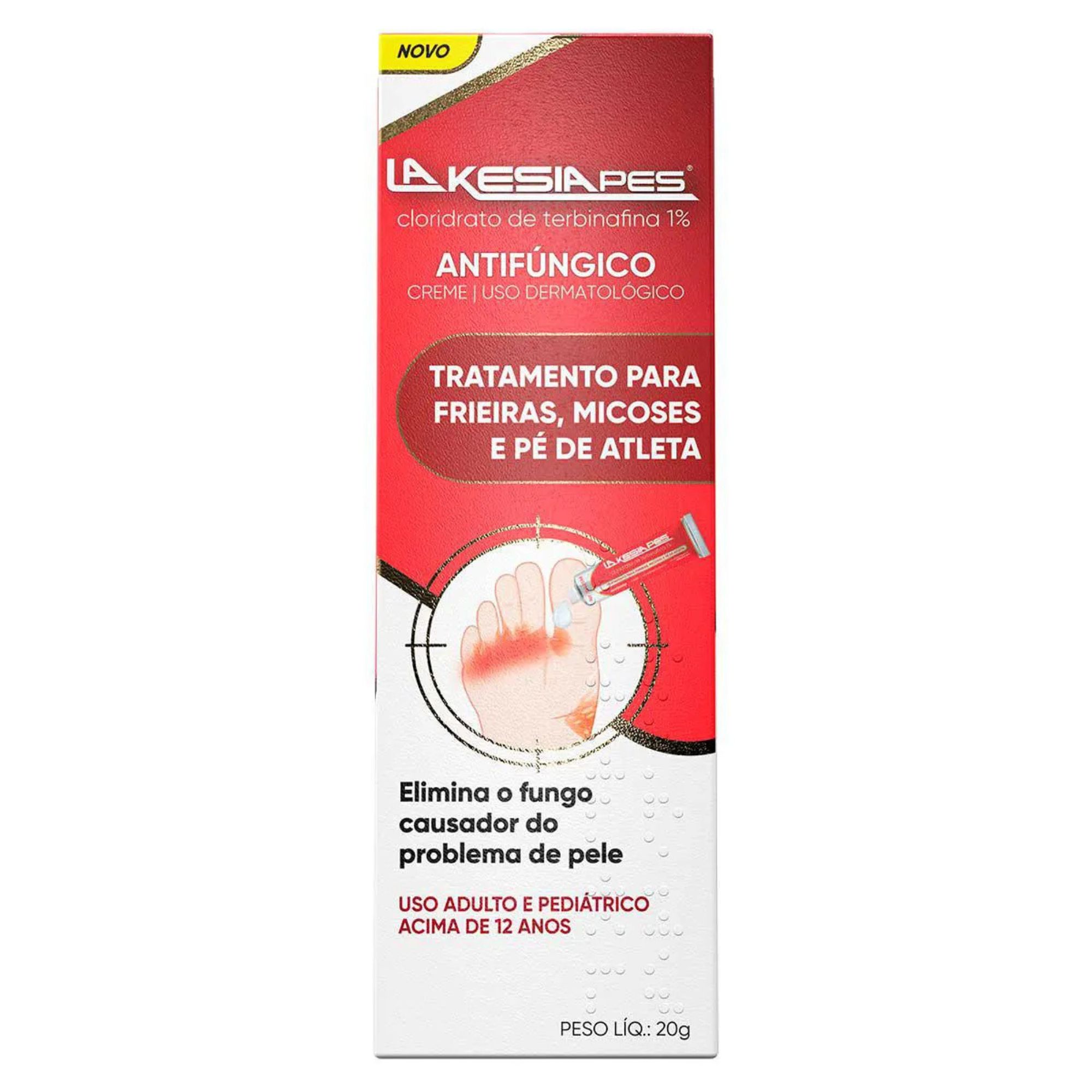 Creme Antifúngico Lakesia Pés 20g - PromoFarma