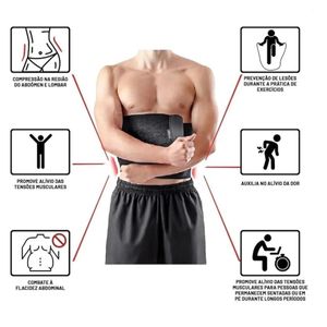 Cinta Abdominal Hidrolight 130x30cm 1 Unidade