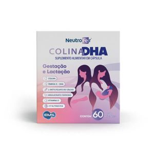 Polivitamínico Colina Dha Neutrofer Para Gestantes 60 Cápsulas