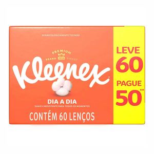 Lenço De Papel Kleenex Dia A Dia 60 Unidades