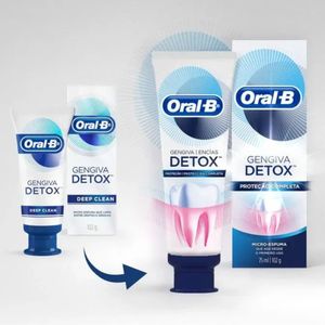 Creme Dental Oral-b Gengiva Detox Deep Clean 102g