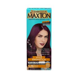Tinta De Cabelo Permanente Maxton Você Mais Enigmática 5.26 Marsala Escuro