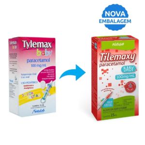 Tilemaxy Baby 100mg Suspensão Oral Sabor Frutas 15ml