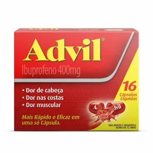 Advil 400mg 16 Cápsulas Moles