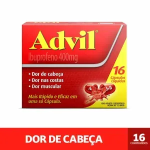 Advil 400mg 16 Cápsulas Moles